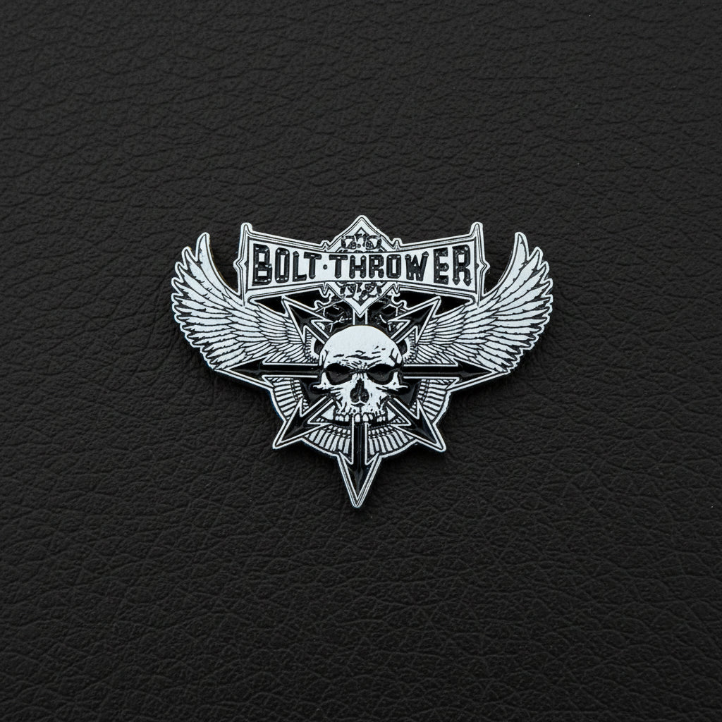 Bolt Thrower - Skull & Wings metal pin
