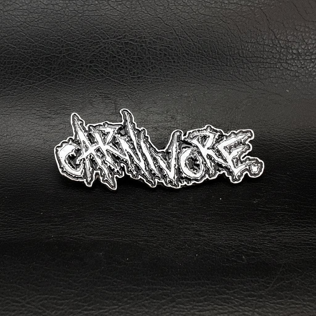 Carnivore - Logo metal pin
