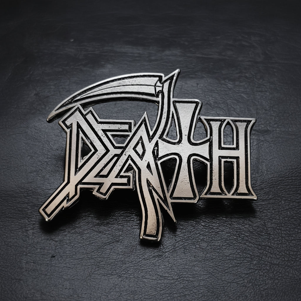 Death - Logo metal pin