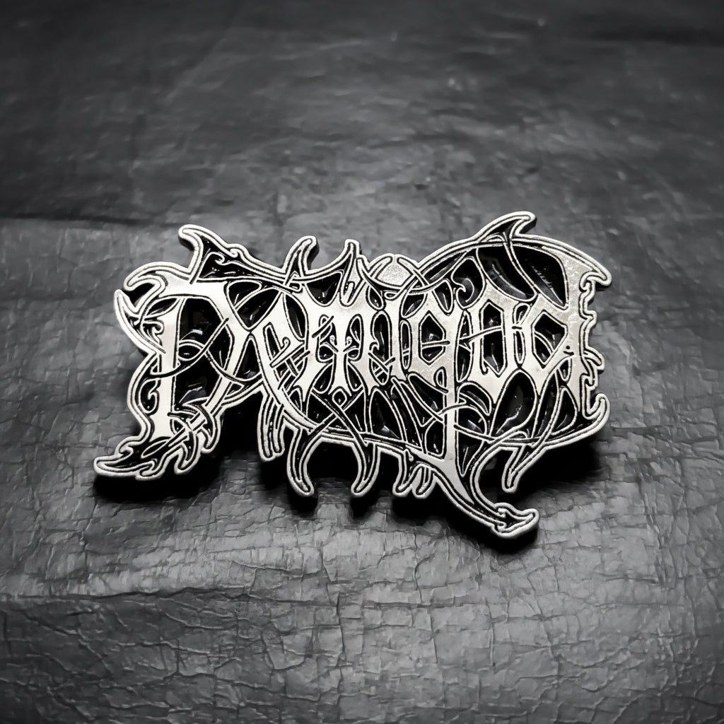 Demigod - Logo metal pin