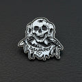 Discharge - Skulls logo metal pin