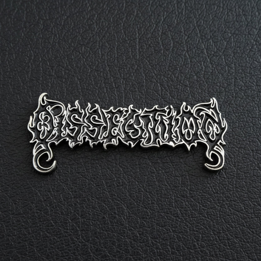 Dissection - Logo metal pin