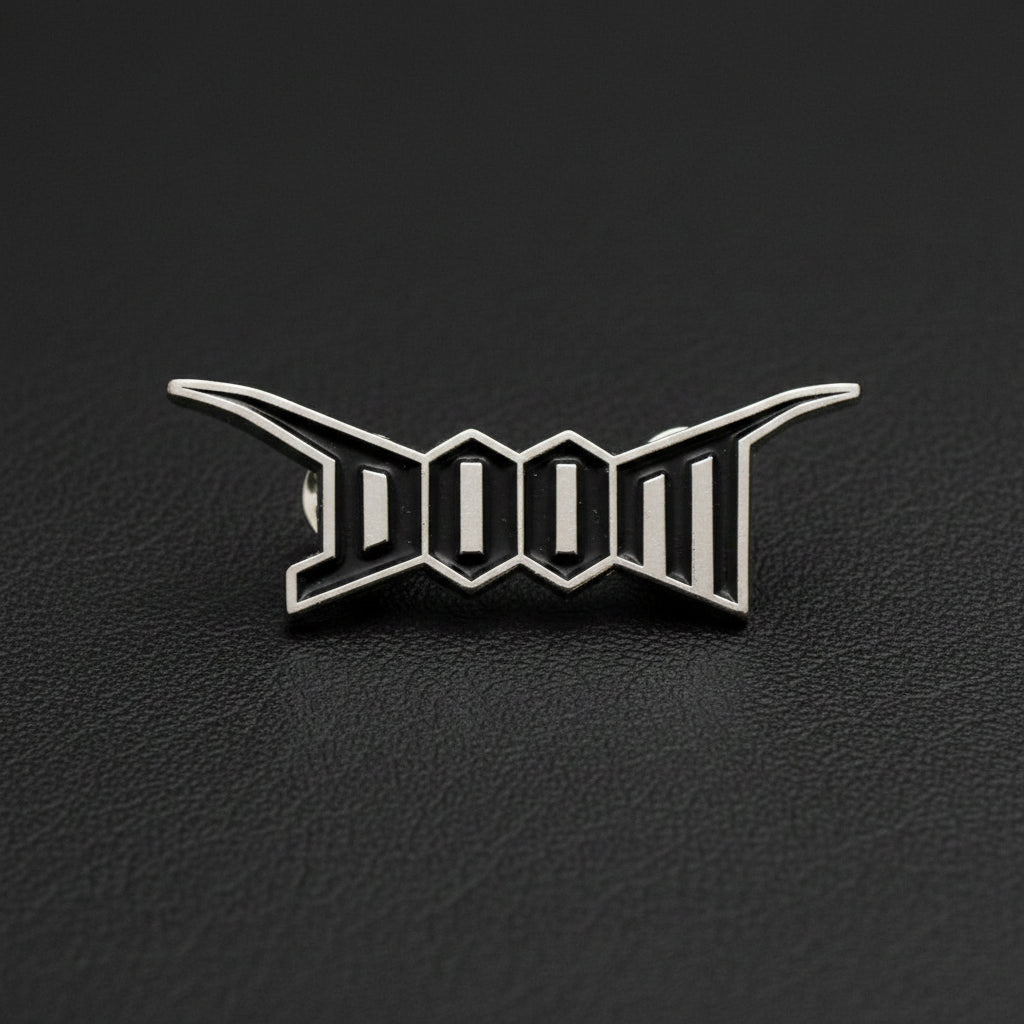 Doom - Logo metal pin