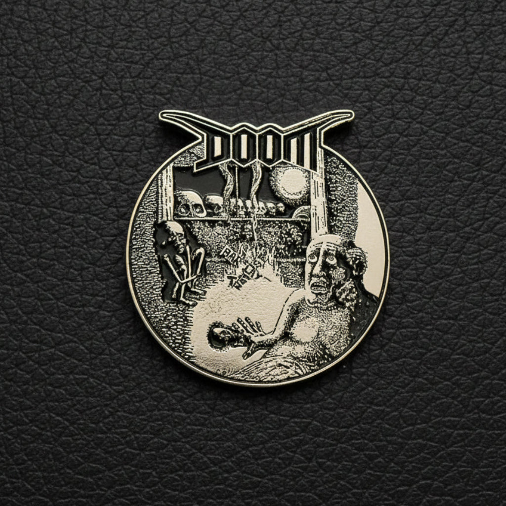 Doom - Total Doom metal pin