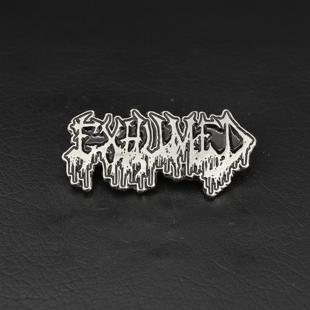 Exhumed - Logo metal pin