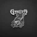Gorguts - Skull harp metal pin