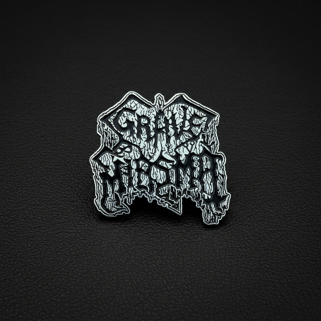Grave Miasma - Logo metal pin