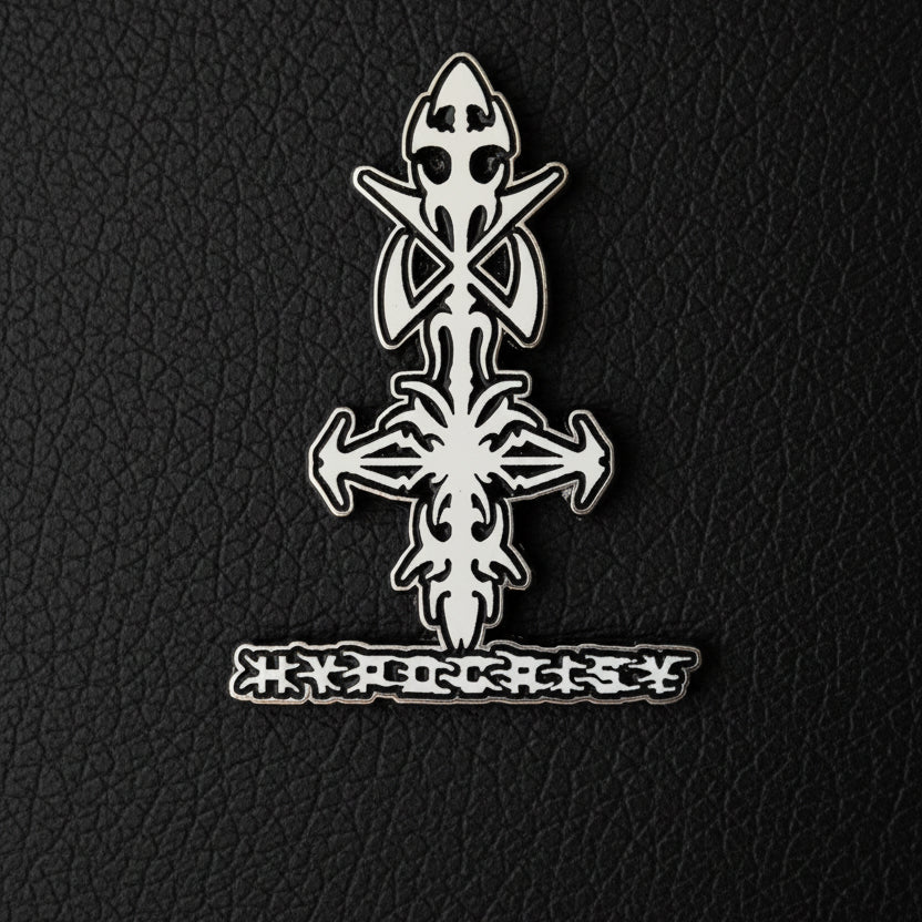 Hypocrisy - Logo metal pin