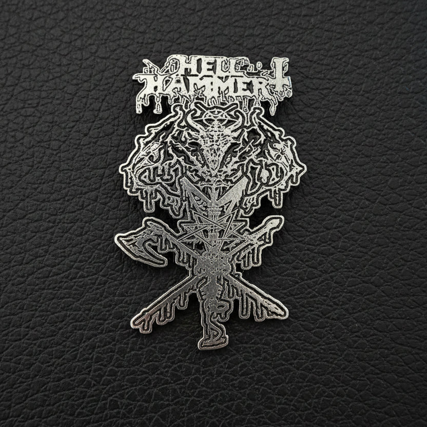 Hellhammer - Satanic Rites metal pin