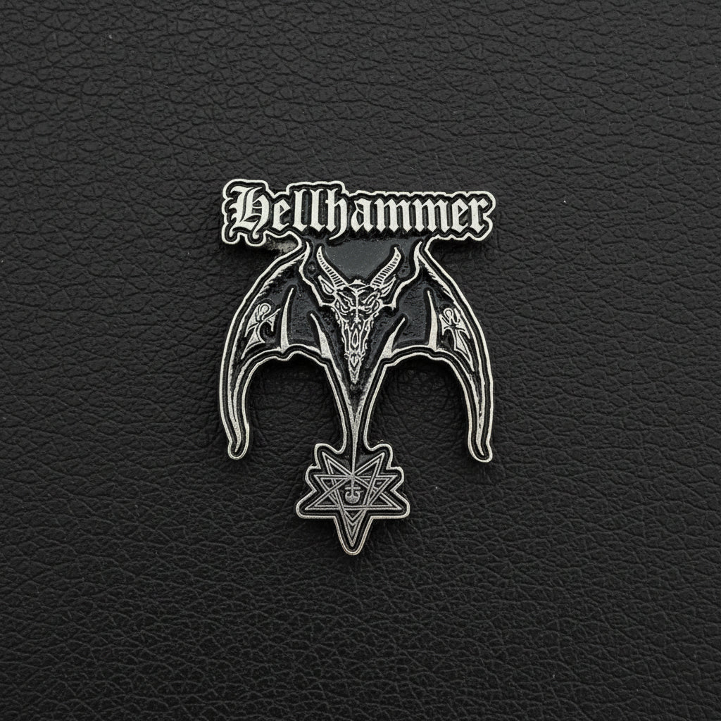 Hellhammer -Demon Entrails metal pin