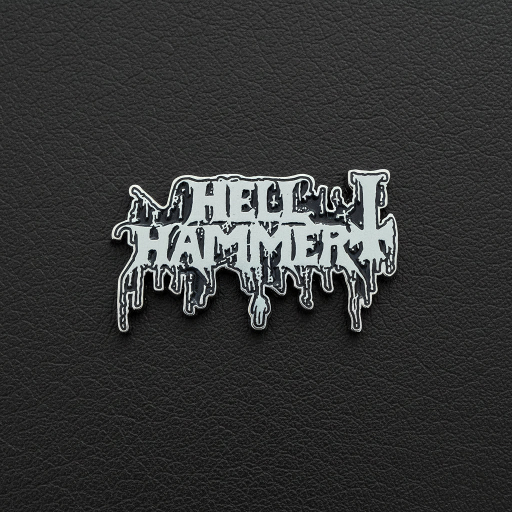 Hellhammer - Logo metal pin