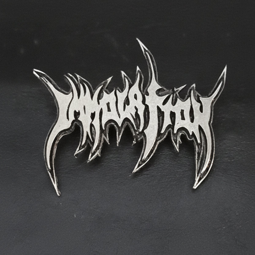 Immolation - Logo metal pin