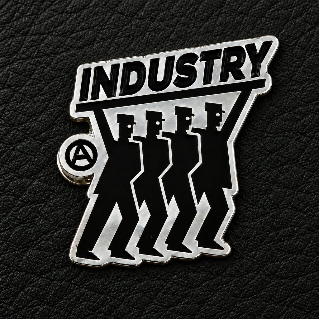 Industry - Class War metal pin