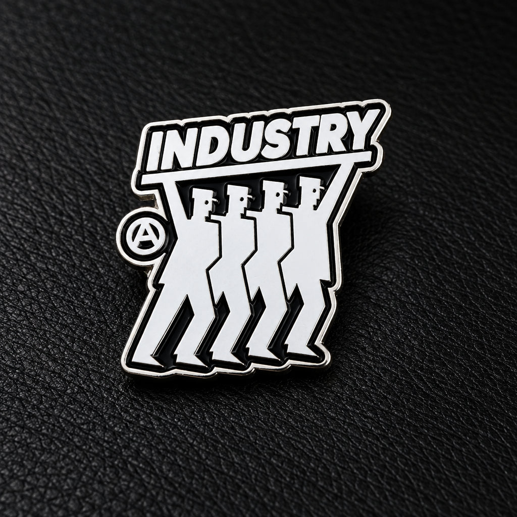 Industry - Class War metal pin