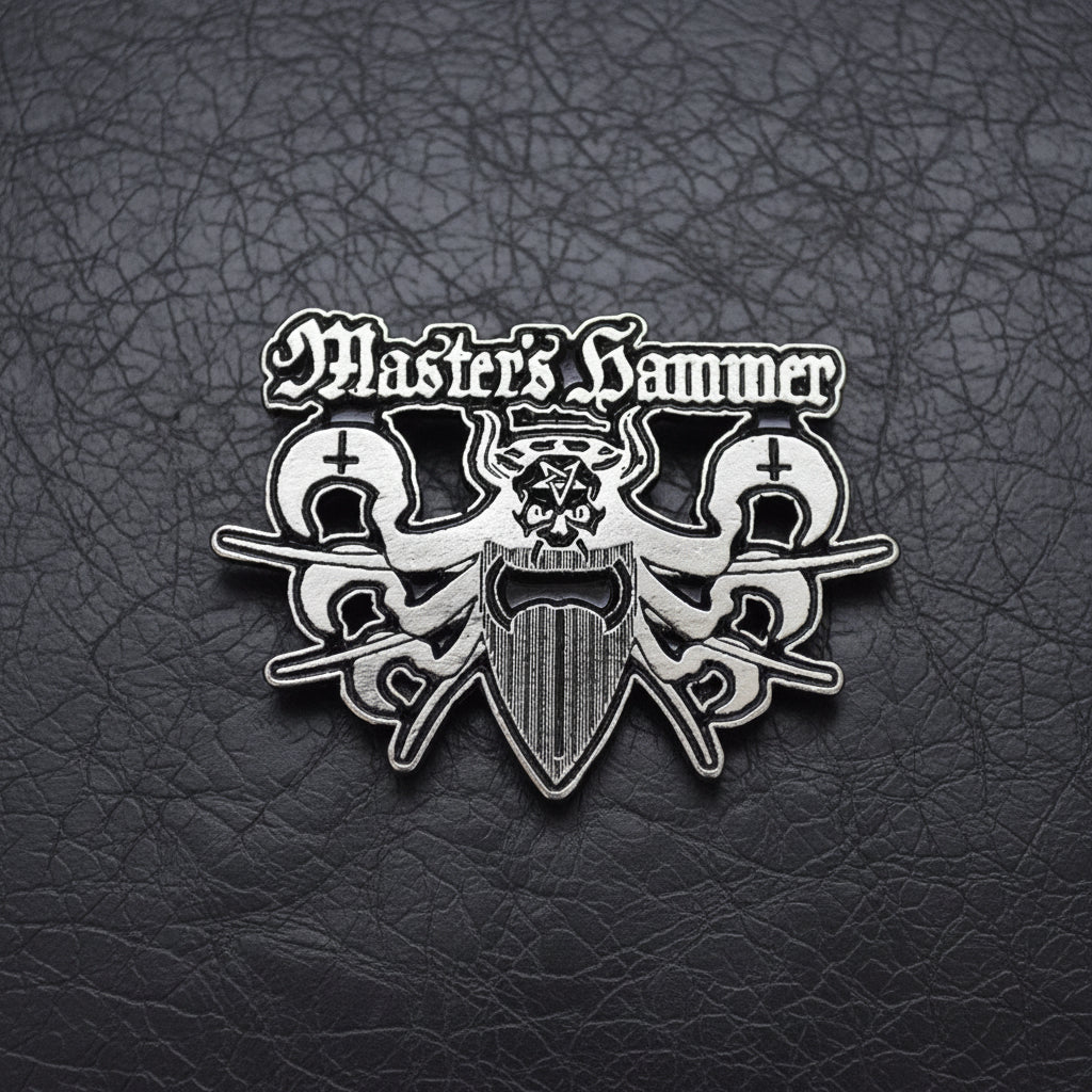 Master´s Hammer - Logo metal pin