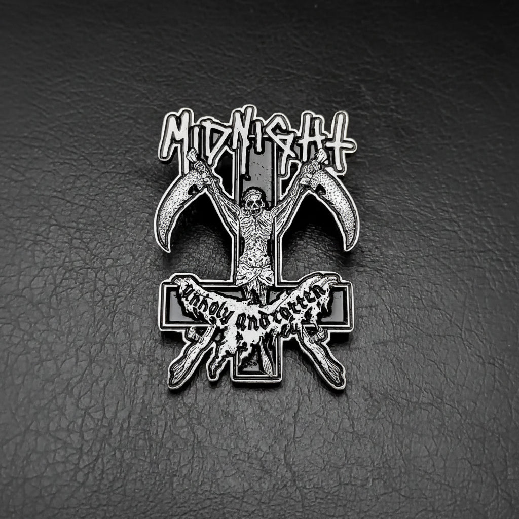 Midnight - Unholy and Rotten metal pin