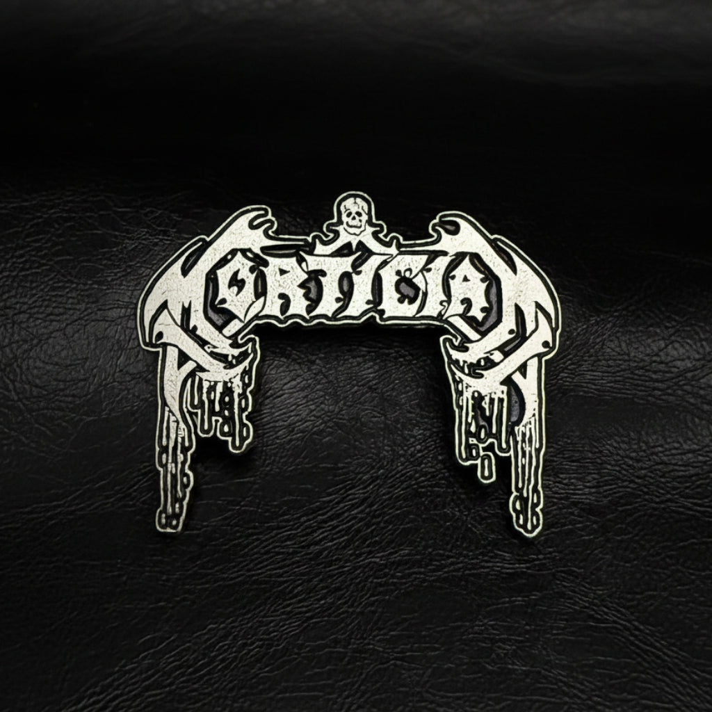 Mortician - Logo metal pin