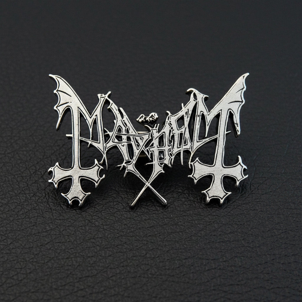Mayhem - Logo metal pin