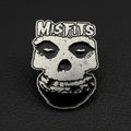 Misfits - Skull logo metal pin