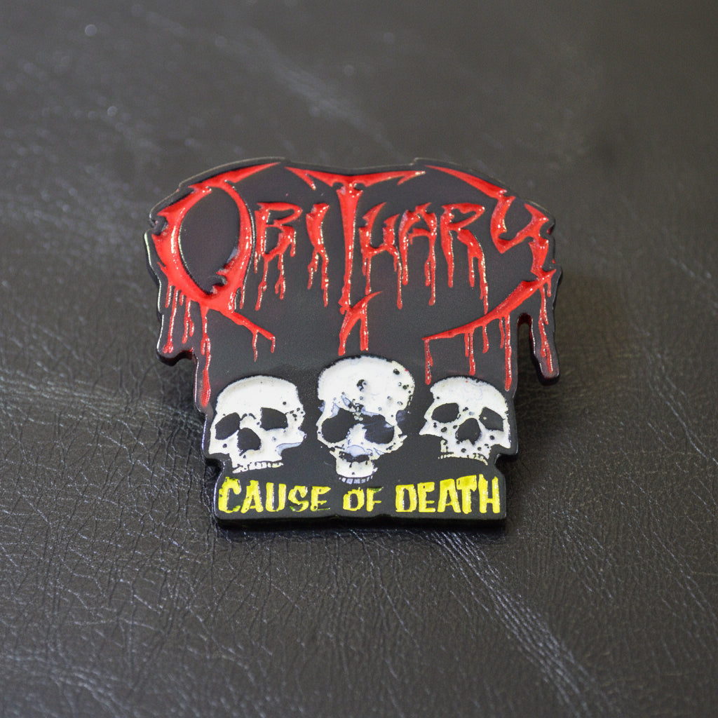 Obituary - Cause Of Death metal pin