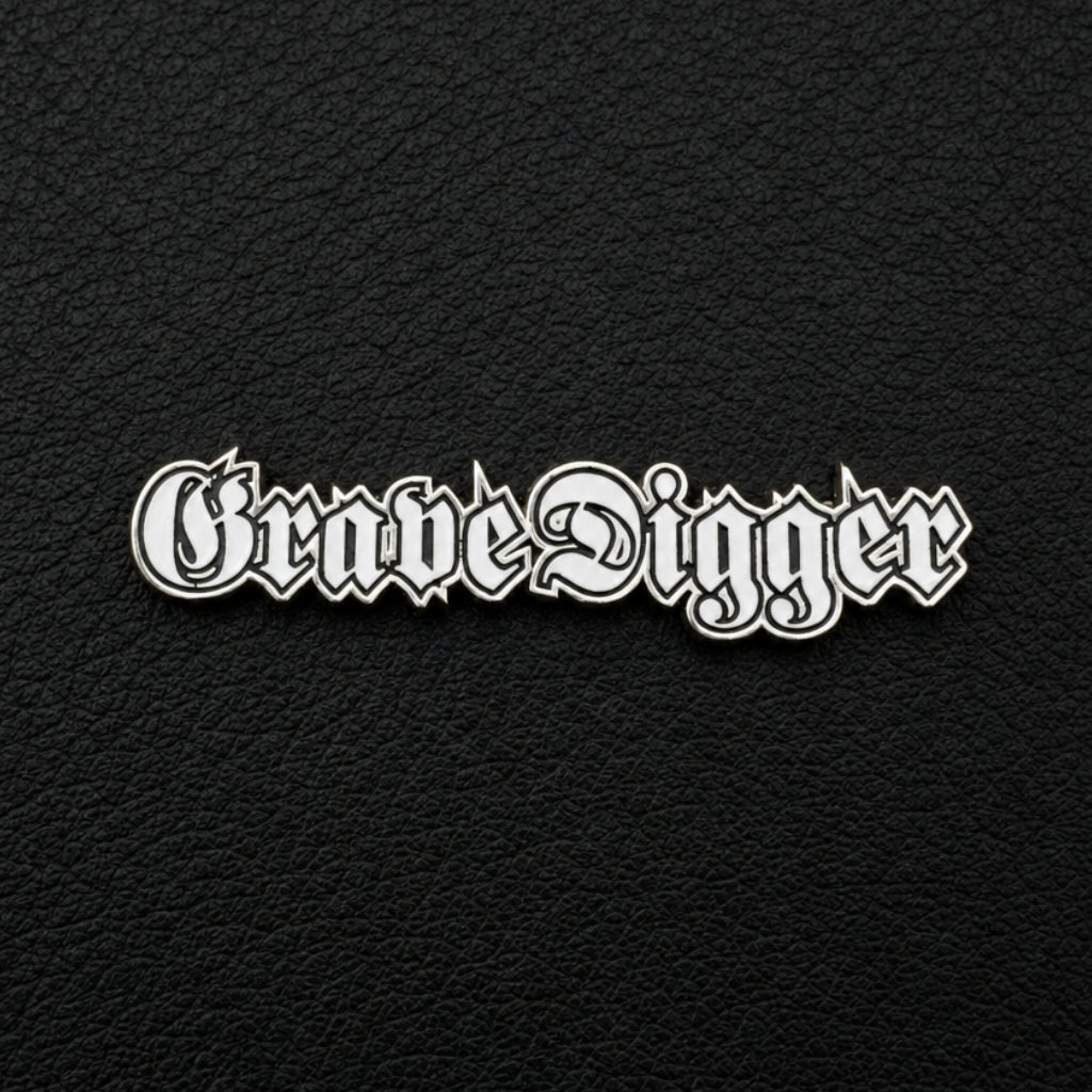 Grave Digger - Logo metal pin