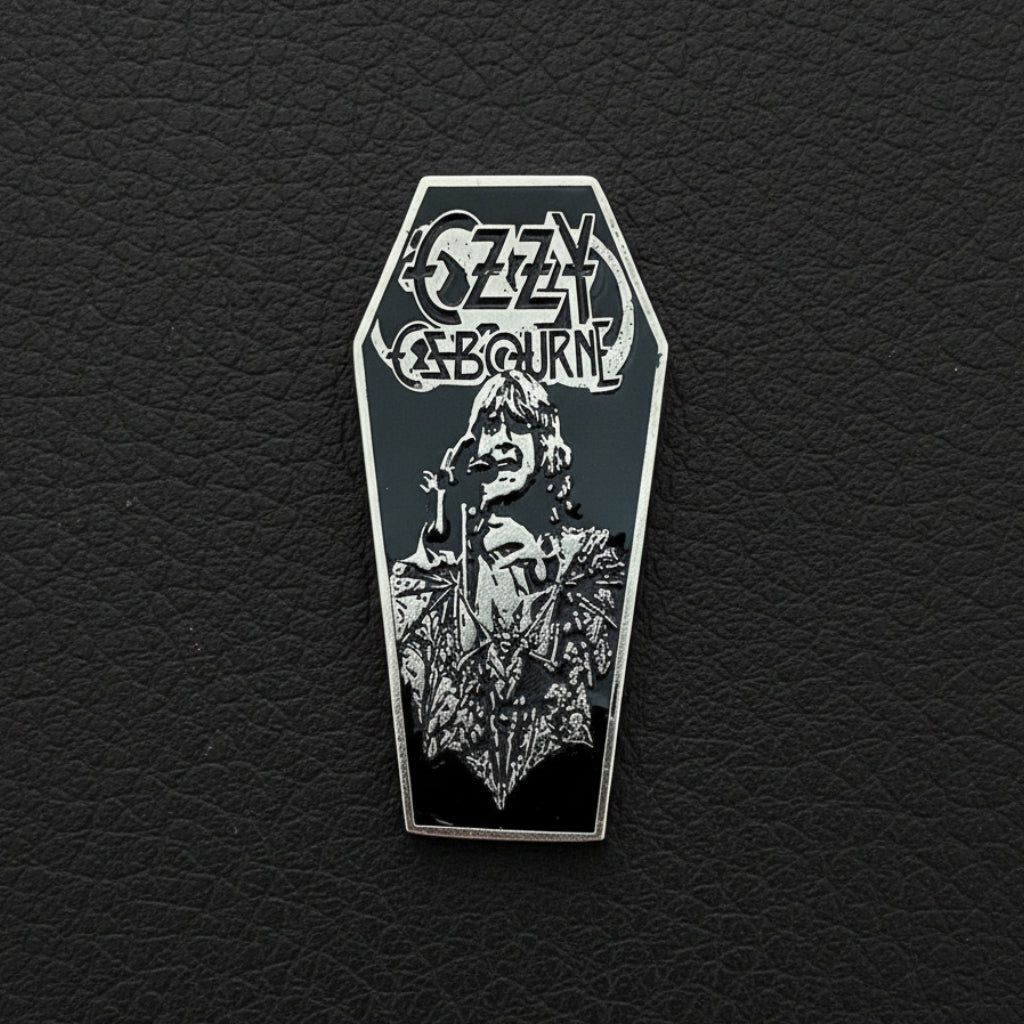 Ozzy Osbourne - Coffin metal pin