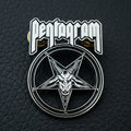 Pentagram - Logo metal pin