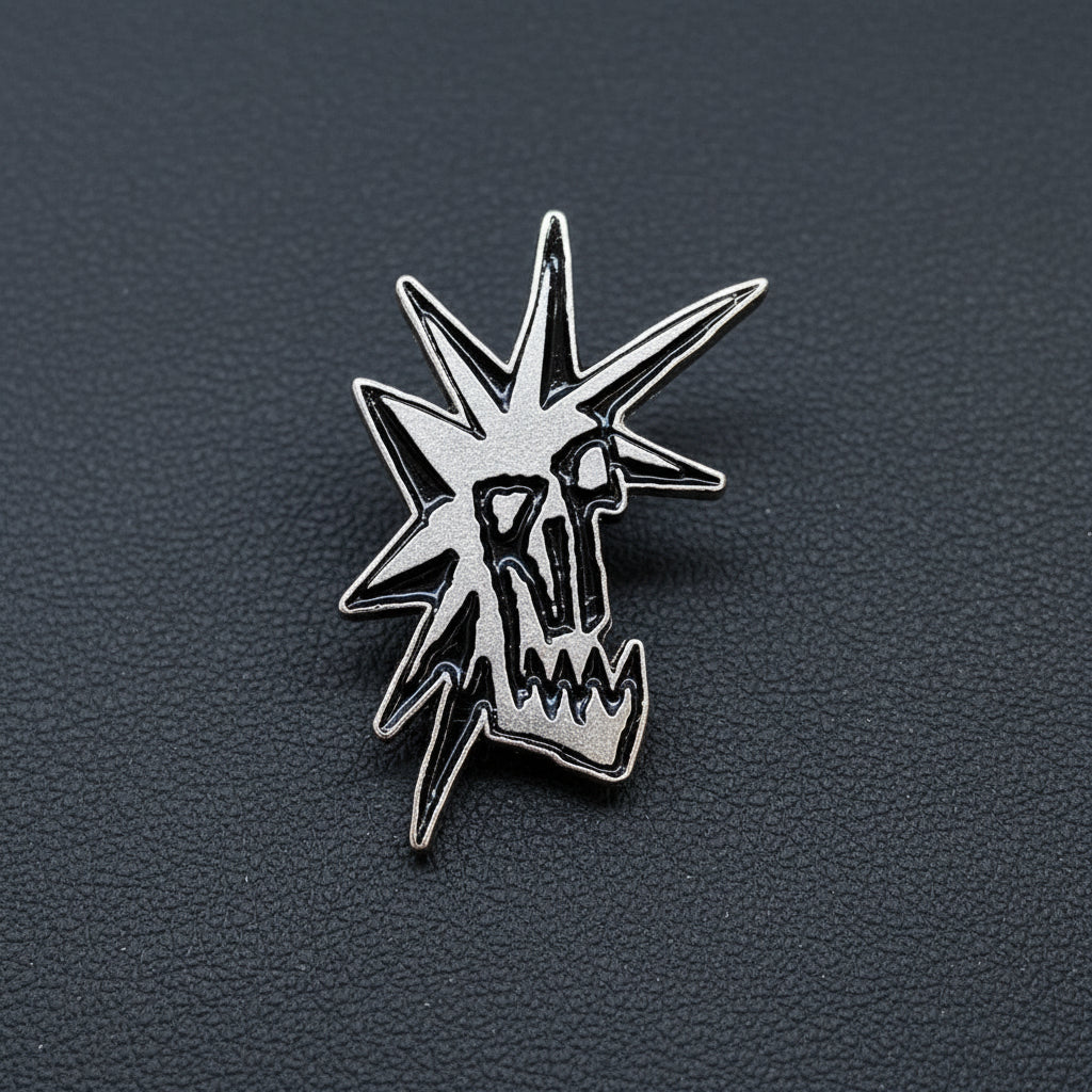 RIP - Logo metal pin