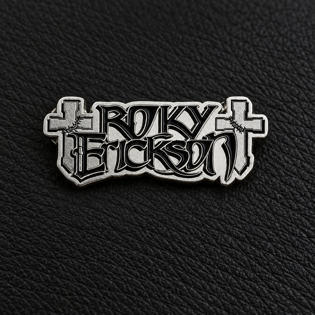 Roky Erickson - Logo metal pin