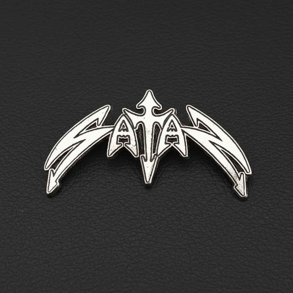 Satan - Logo metal pin