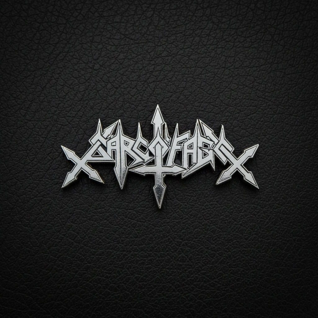Sarcofago - Logo metal pin