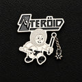 Steröid - Chainmail Commandos metal pin (black)