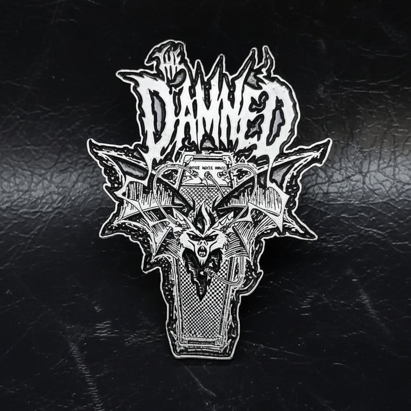 The Damned - Bat logo metal pin