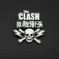 The Clash - Skull logo metal pin