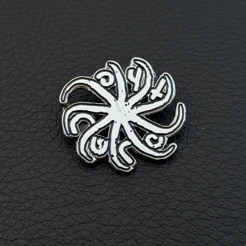 The Cure - Spiral logo metal pin