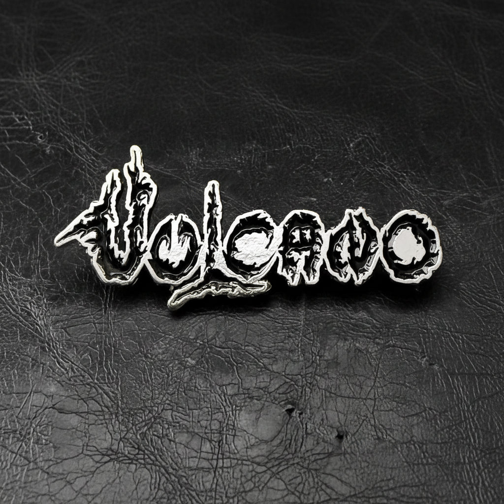 Vulcano - Logo metal pin